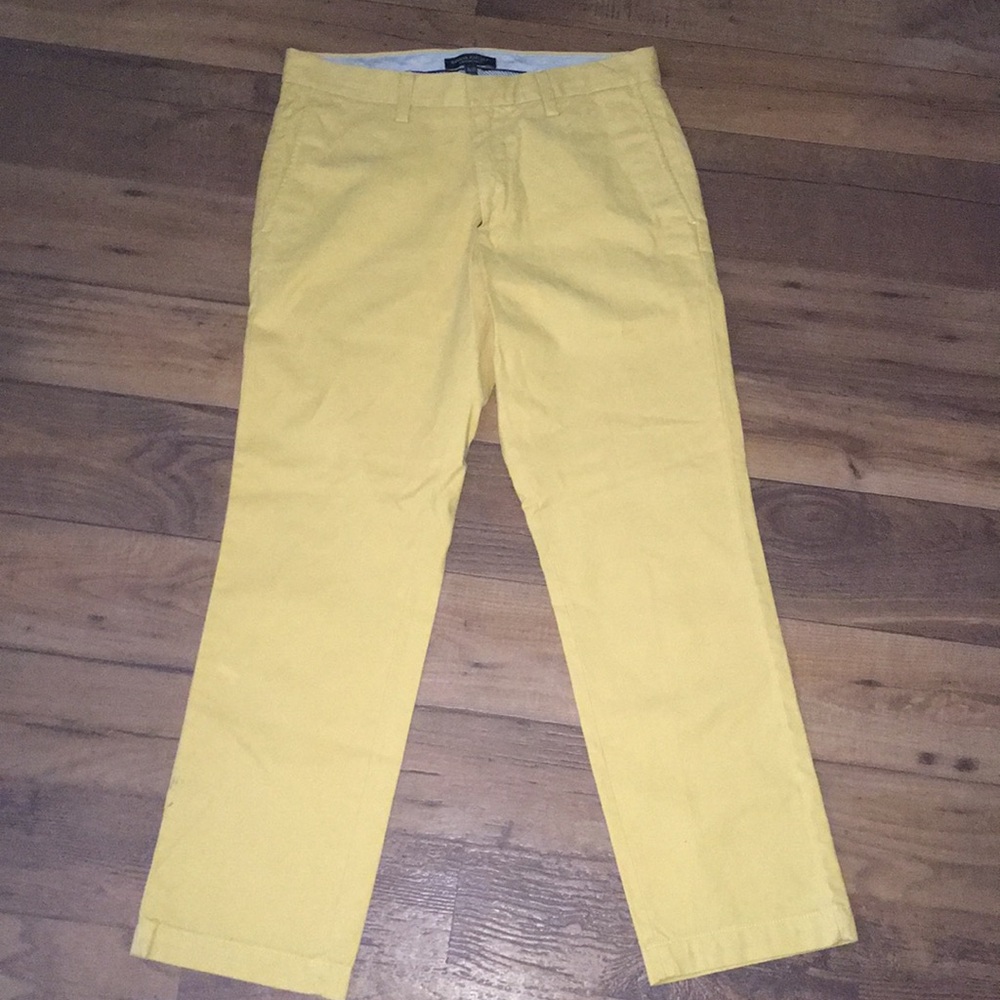 Yellow 31x30 Banana Republic Pants